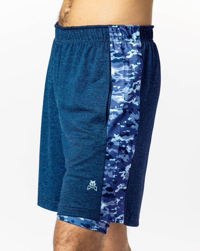 Pantalón corto de pádel azul marino WOW Bi-Vibrant para hombre