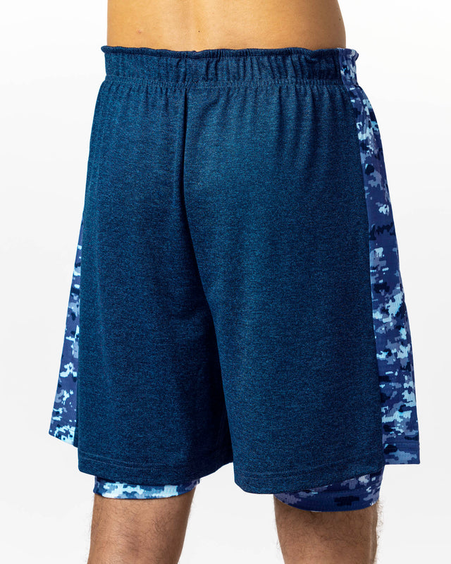 Pantalón corto de pádel azul marino WOW Bi-Vibrant para hombre