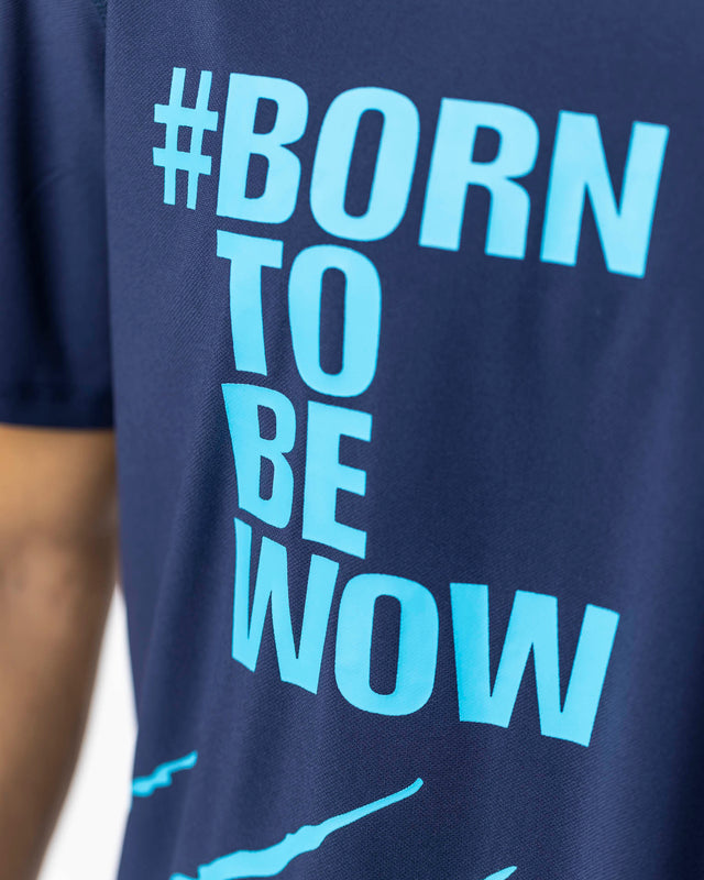 Camiseta de pádel azul marino WOW Born para hombre